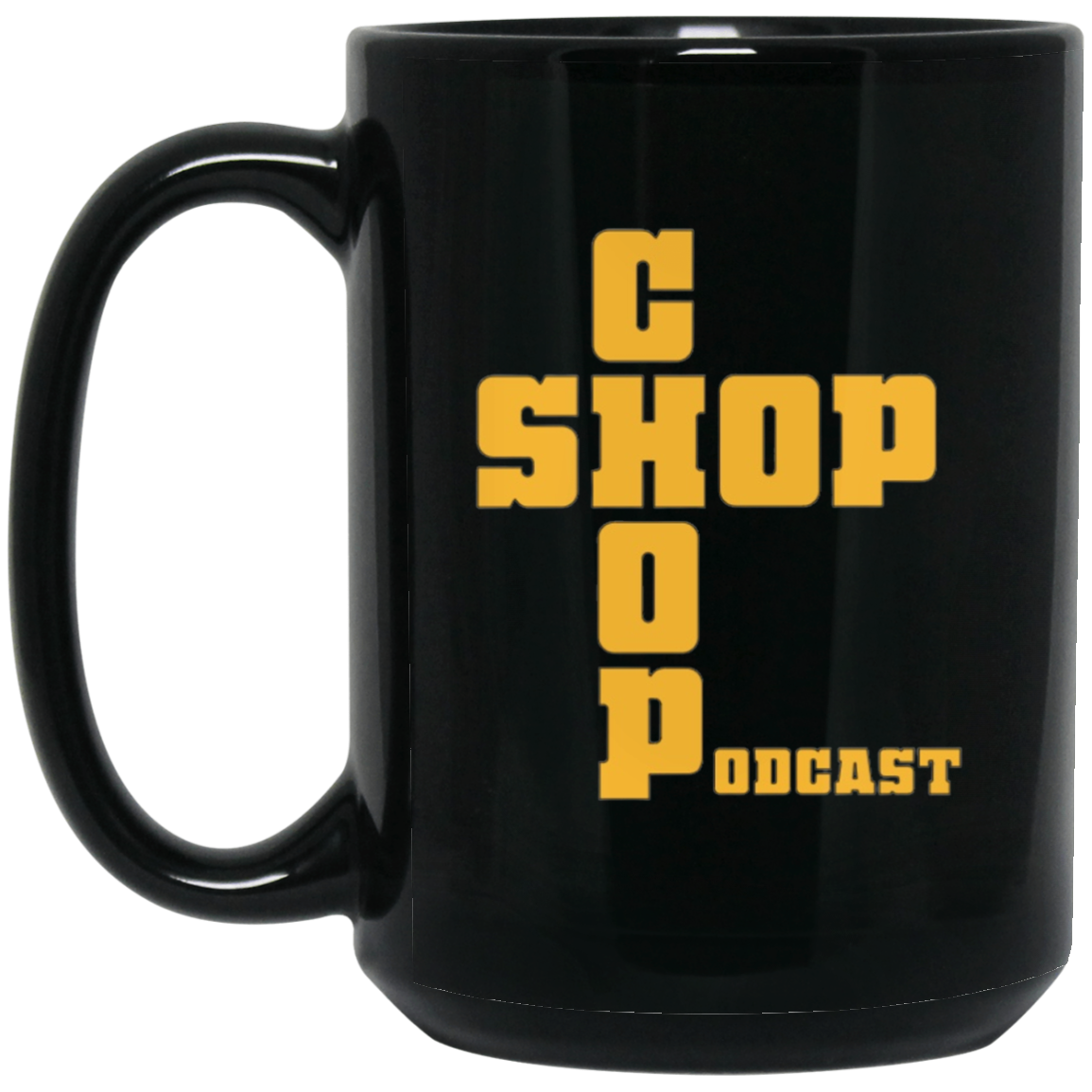 CHOPSHOP - 15 oz. Black Mug